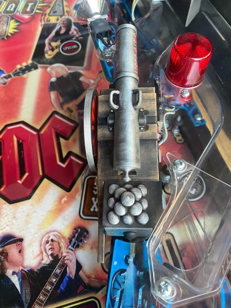 AC/DC pinball cannon mod by Silverball Mods — photo 09