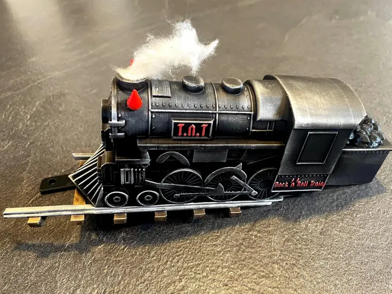 AC/DC TNT Train pinball mod by Silverball Mods — photo 02