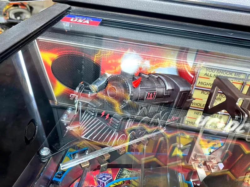 AC/DC TNT Train pinball mod by Silverball Mods — photo 11